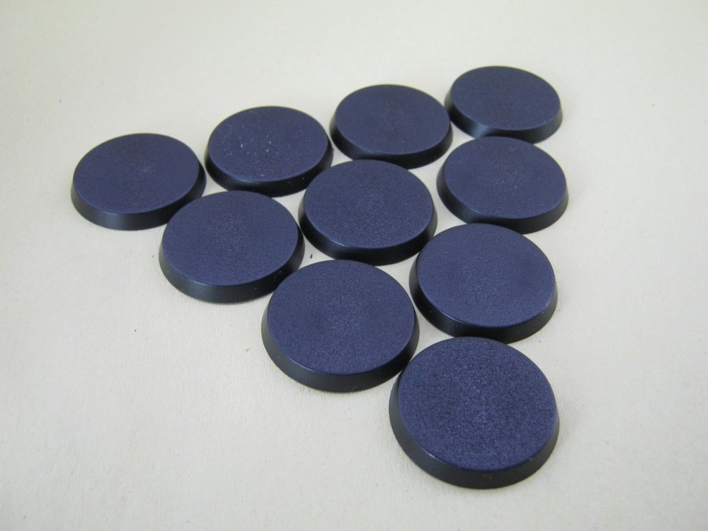 32mm Round Black Bases - Various Quantities -  GW - Warhammer 40k