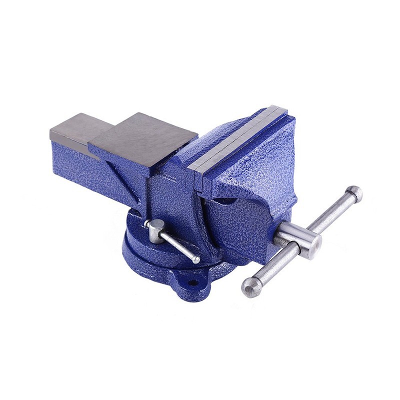 5" Precision Vise Lock Vice Milling Drilling Machine Bench Clamp with Base