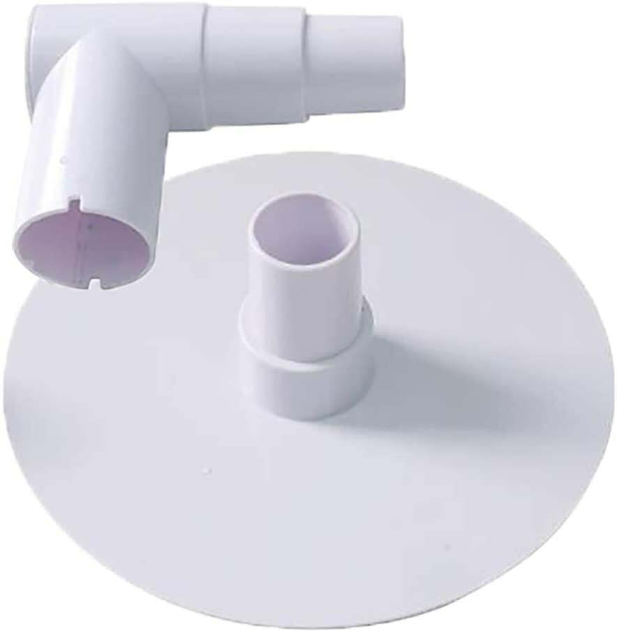 Pool Skimmer Skim Vac Plate Adapter with 90 Degree Elbow for Above-Ground Pool
