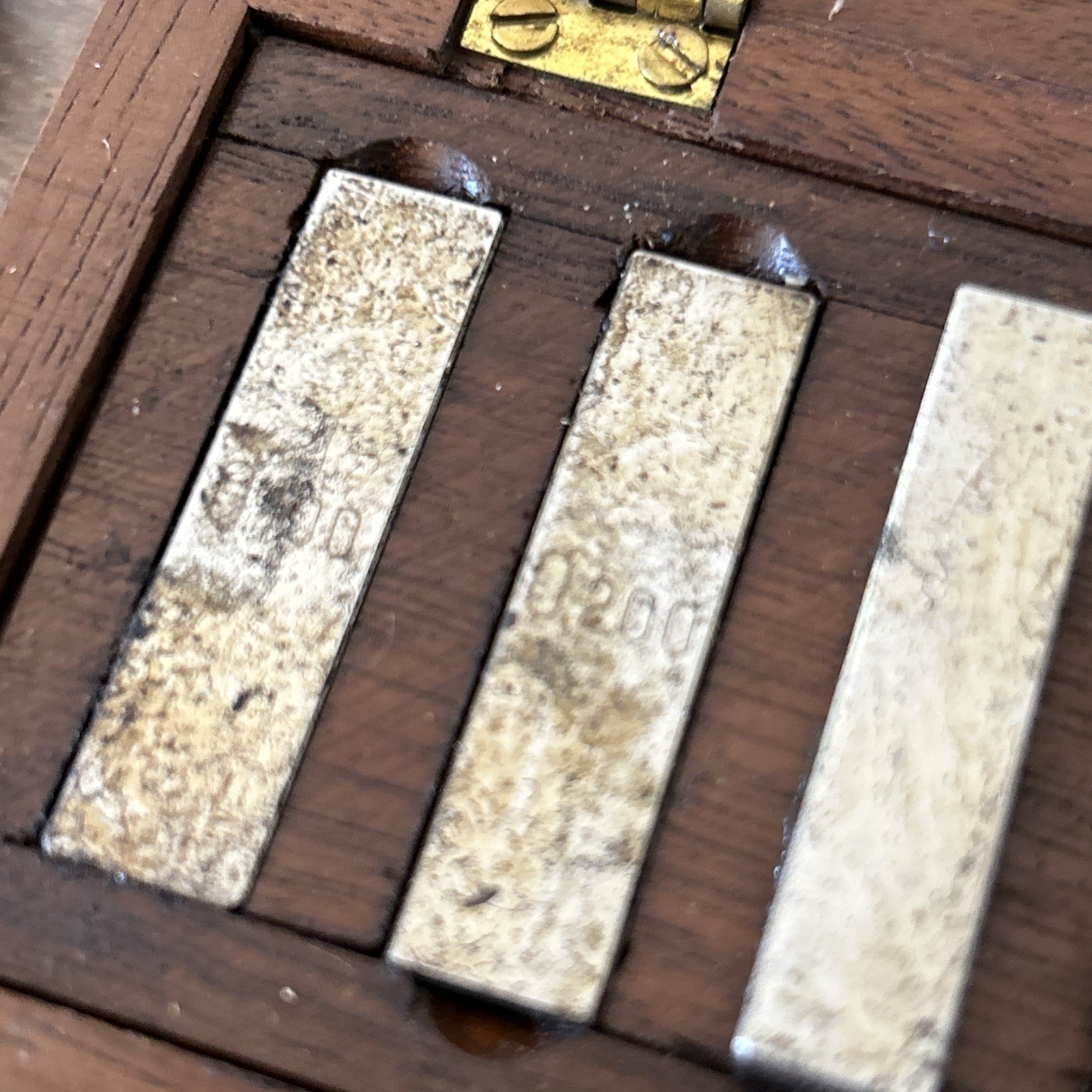 5 Webber Machinist Gauge Blocks Plus 5 Unmarked Blocks