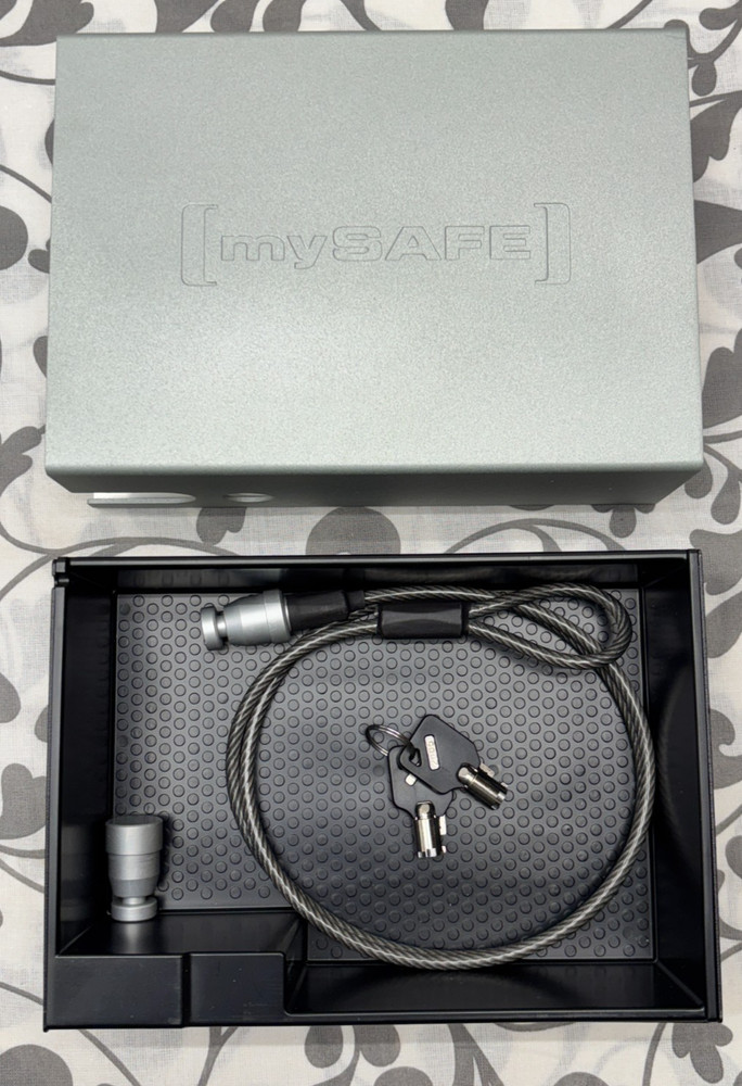 Small Lock Box Pistol Money Cable Safe MySafe