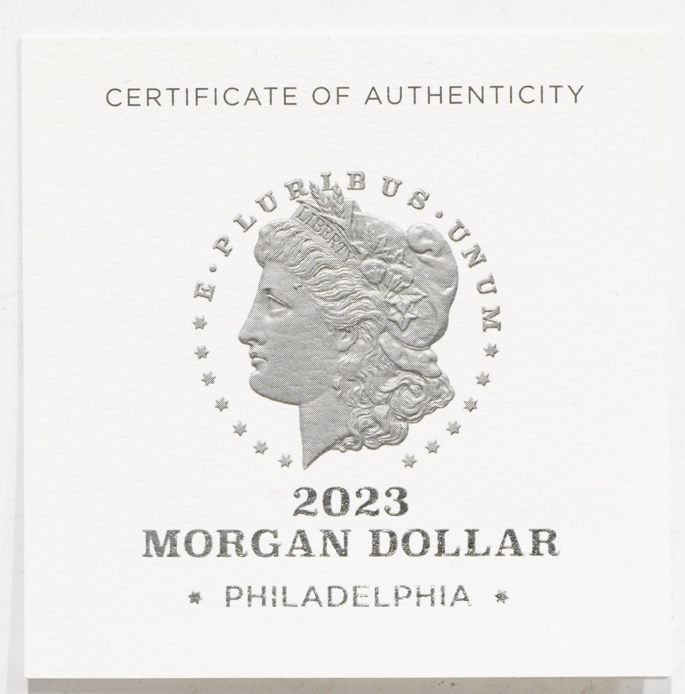 2023 (P) Morgan Dollar w/ Box & COA