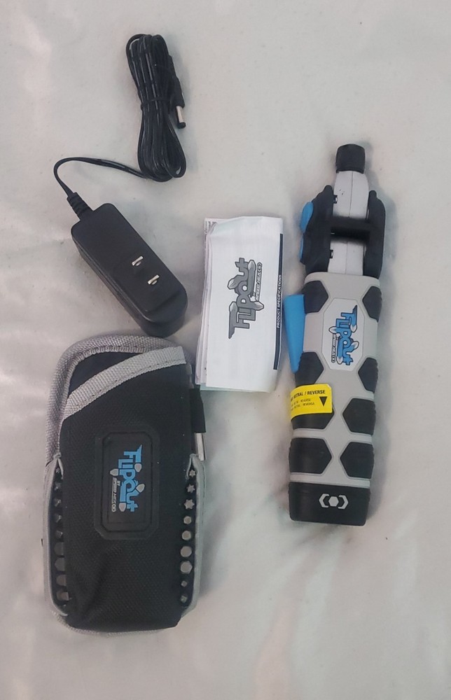 SPEED HEX FLIPOUT Cordless Screwdriver Tool + Case & Charger