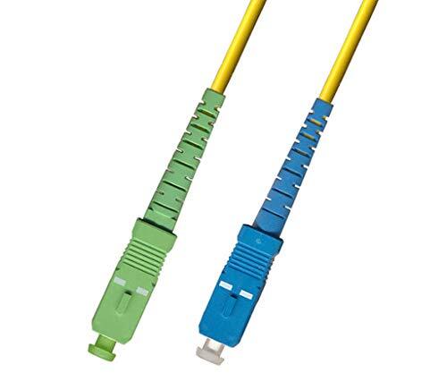 2M Singlemode Simplex Fiber Optic Cable (9/125) SC/APC-SC/UPC