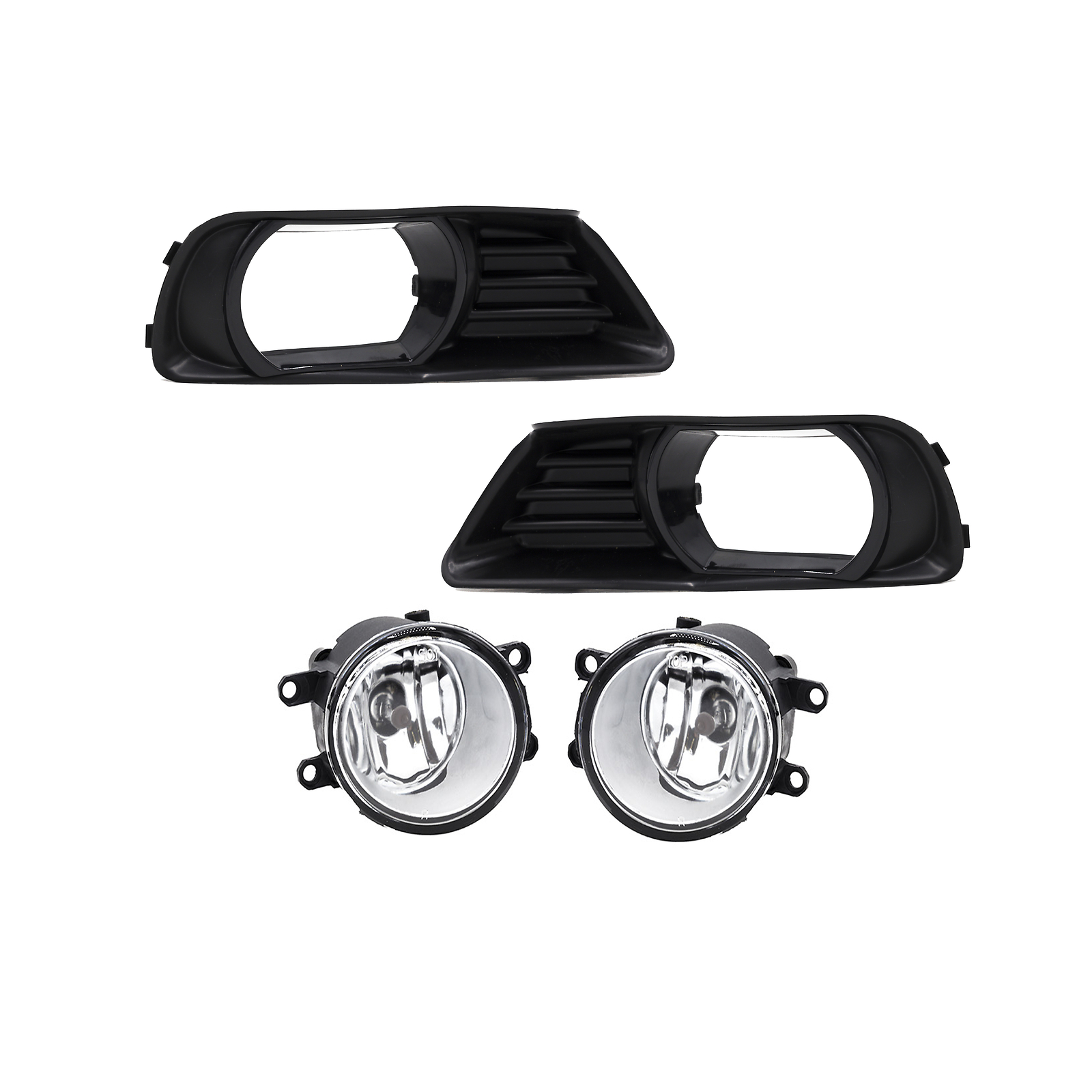 Fits 2007 2008 2009 Toyota Camry Clear Lens Fog Lamps Lights w/Switch Harness