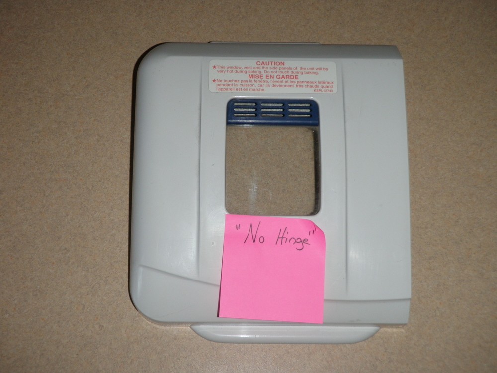 Lid for Regal Kitchen Pro Breadmaker Model K6743