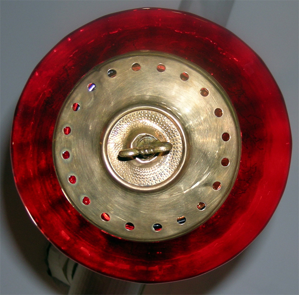 RUBY GLASS HANGING LIGHT