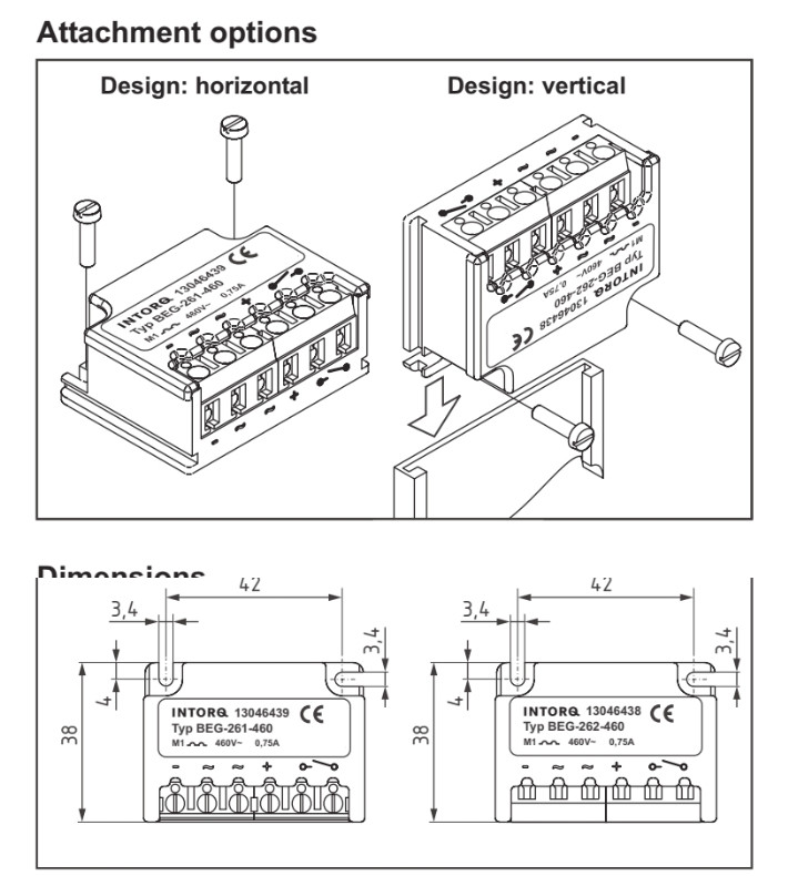 INTORQ 14.630.14.014 full wave rectifier bridge rectifier