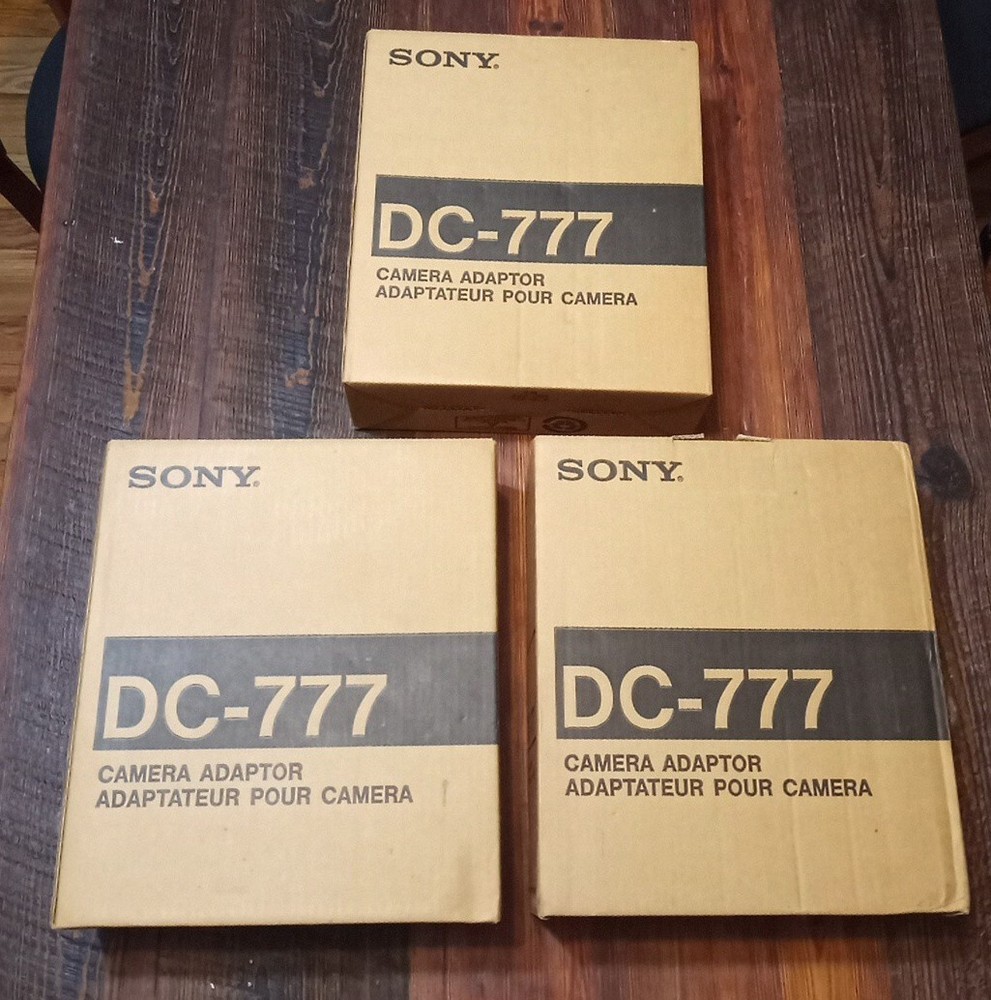 New Sony Camera Adaptor DC-777