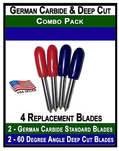 4 Pack Combo German Carbide & Deep Cut Replacement 4 Pack-