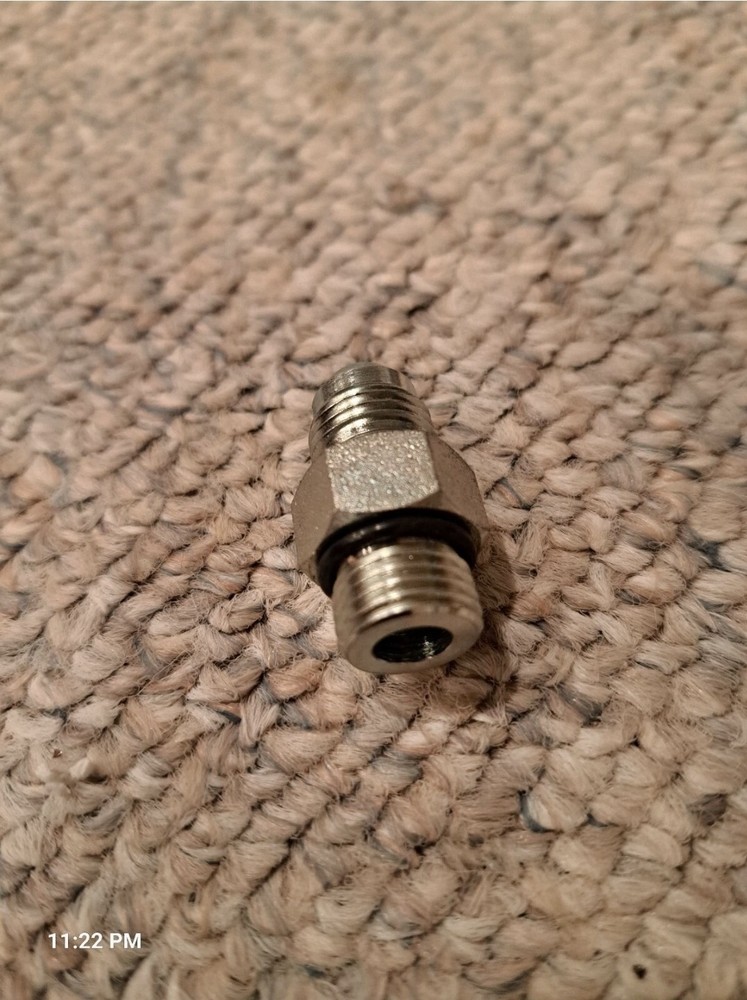 SAE 6 ORB × #6 JIC STRAIGHT HYDRAULLIC ADAPTER 10 PACK