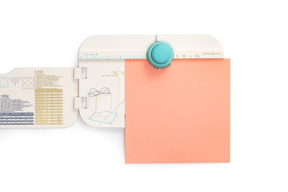 We R Memory Keepers 123 Punch Board, Create Custom Envelopes, Boxes, and Bows...