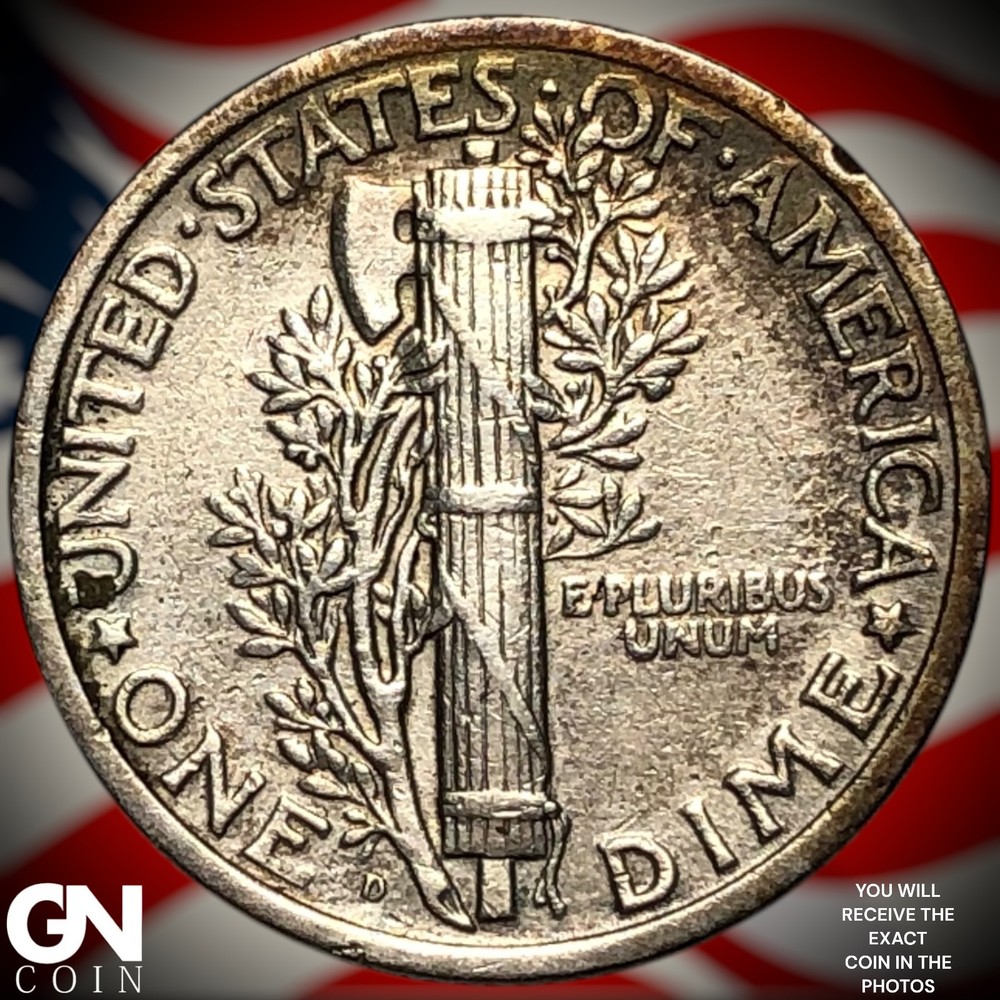 1925 D Mercury Dime Z1284