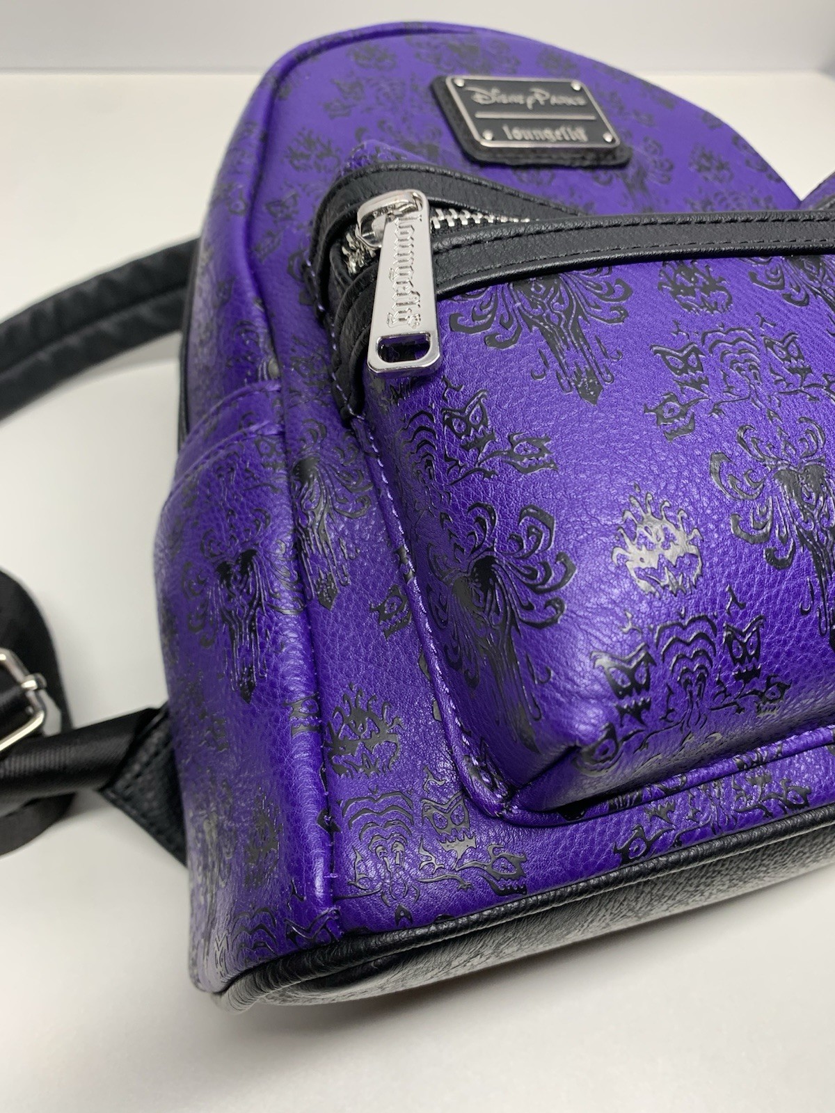 Rare Loungefly Disney Haunted Mansion Purple Backpack Amazing Condition