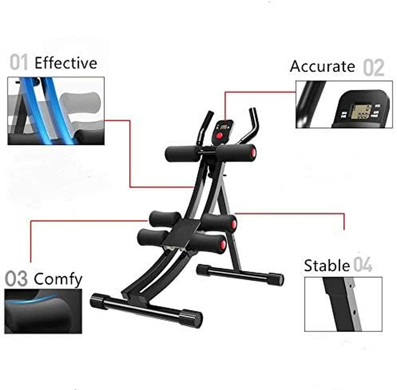 Core & Abdominal Trainers AB Workout Machine Home Gym Exercise Machine Ab Crunch