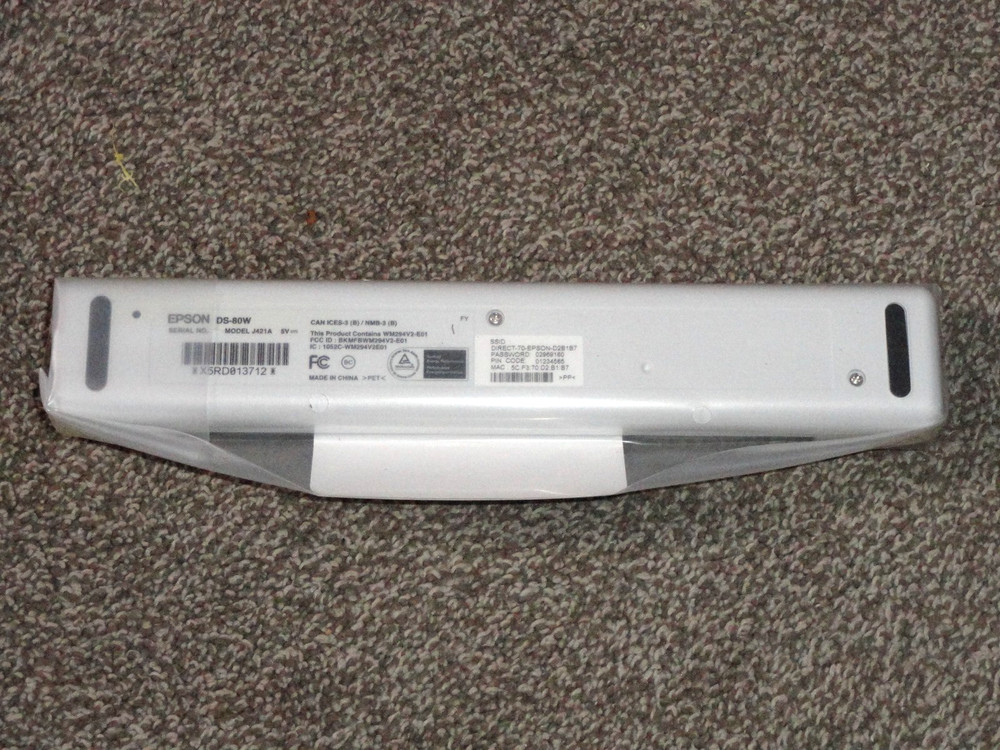 Epson Workforce DS-80W Wireless Portable Color Document Scanner