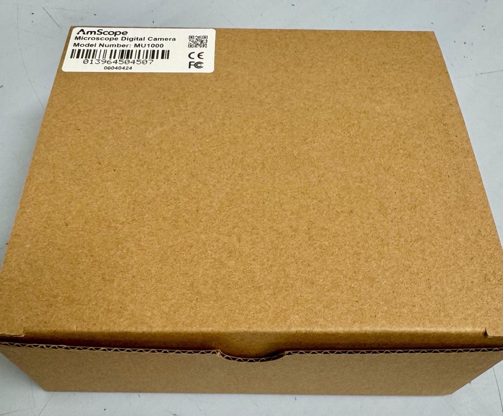 AmScope MU1000 10MP Digital Microscope Camera USB 2.0 C-Mount 40X w/ Software