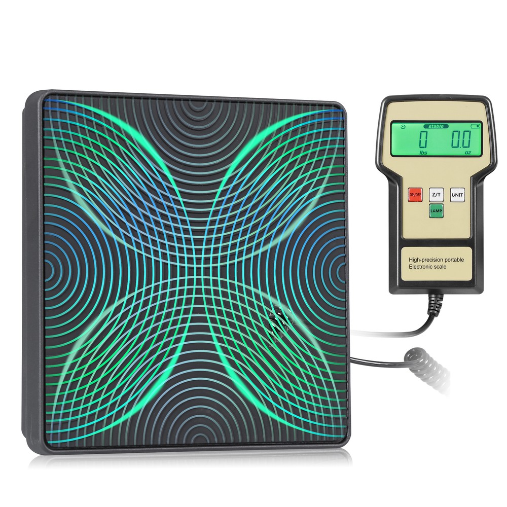 High Precision Electronic Digital Refrigerant Charging Weight Scale w/ Case HVAC