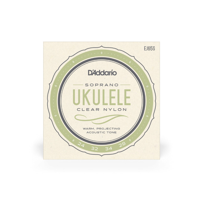 D'Addario EJ65S Pro-Arté Custom Extruded Soprano Ukulele Strings Uke