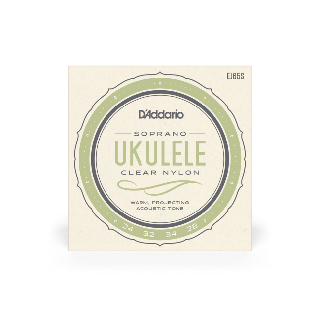 D'Addario EJ65S Pro-Arté Custom Extruded Soprano Ukulele Strings Uke