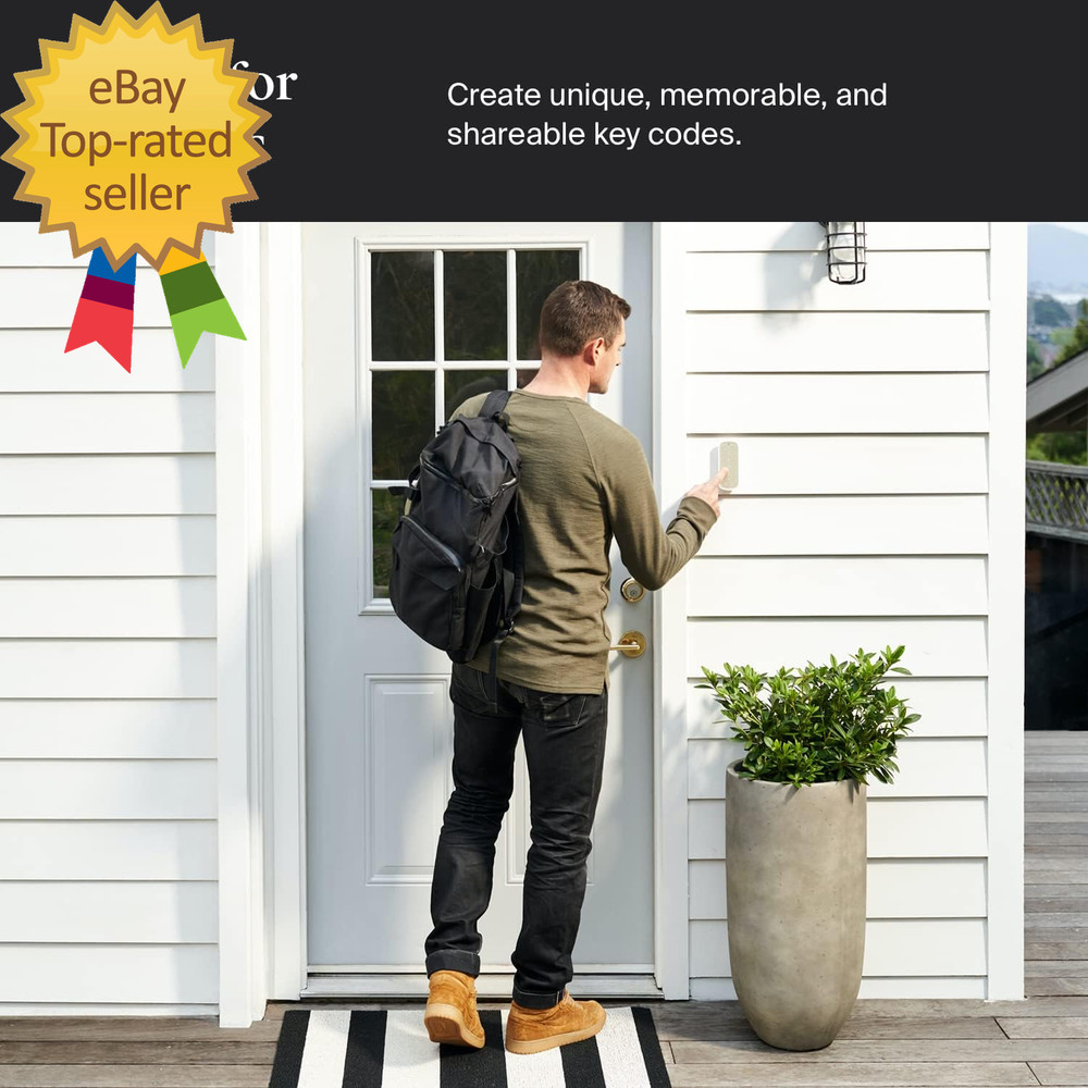 Keypad - Compatible with Any Lock or Bolt - Weatherproof with LED Backlight - B