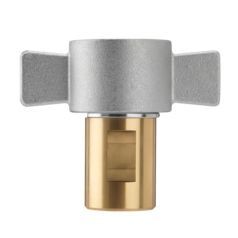 1" NPT Wet-Line Wing Nut Hydraulic Quick Disconnect Coupler / Coupling Set