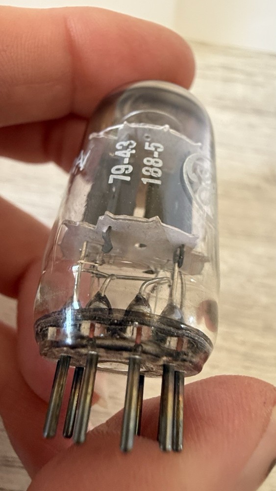 GE 12AX7A 7025 NOS Tubes - Matched Pair