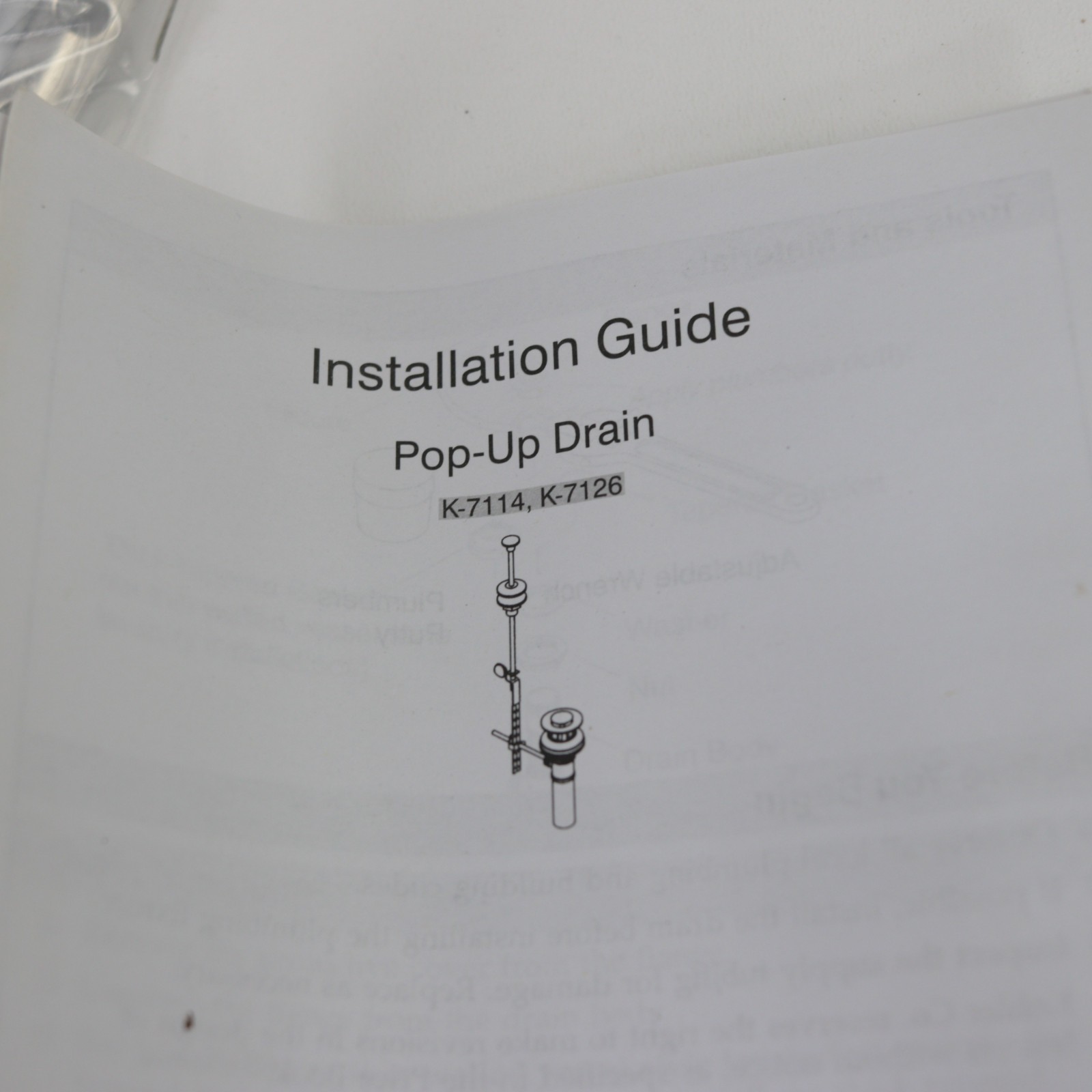 Kohler 7114-SN Premier Polished Nickel Drain without Overflow 1040721-SN