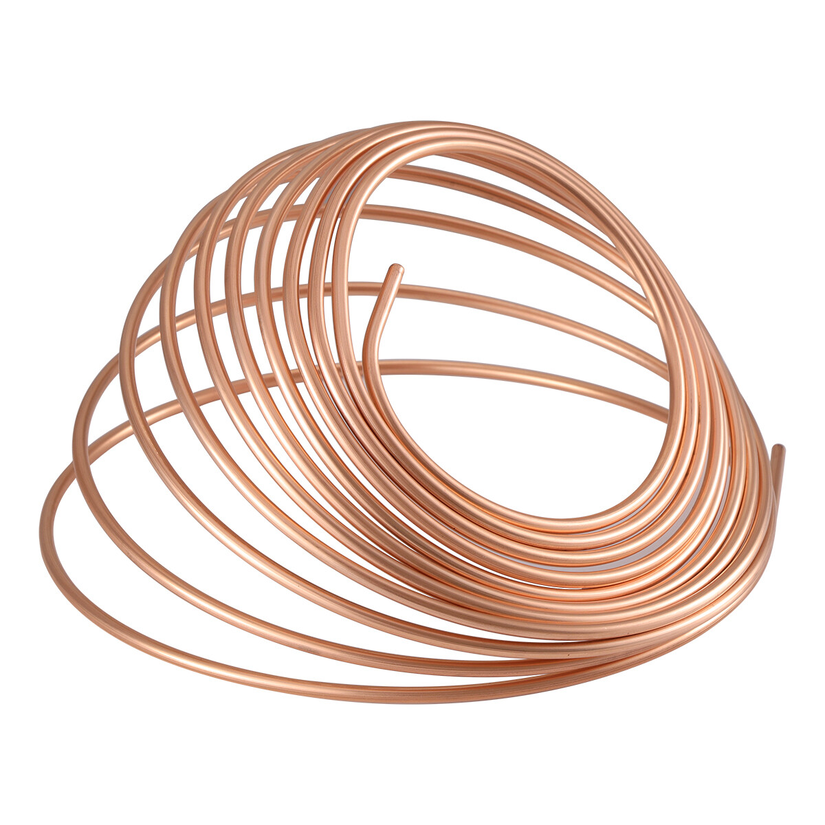 Brake Line Tubing Kit Copper Nickel 25 Ft Coil Roll 1/4'' OD with 16 Fittings