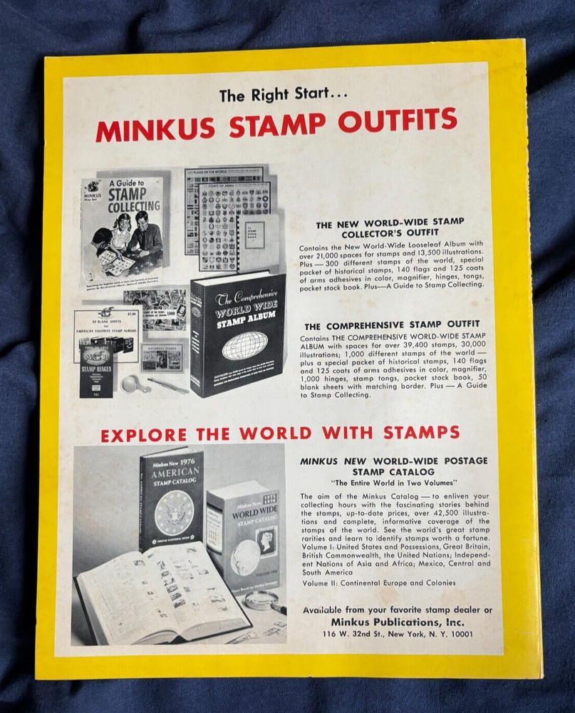 a Minkus Stamp Book; A Guide to Stamp Collecting