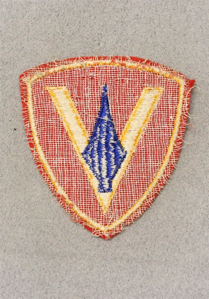 USMC Patch 1153: 5th Marine Division - WWII original on felt