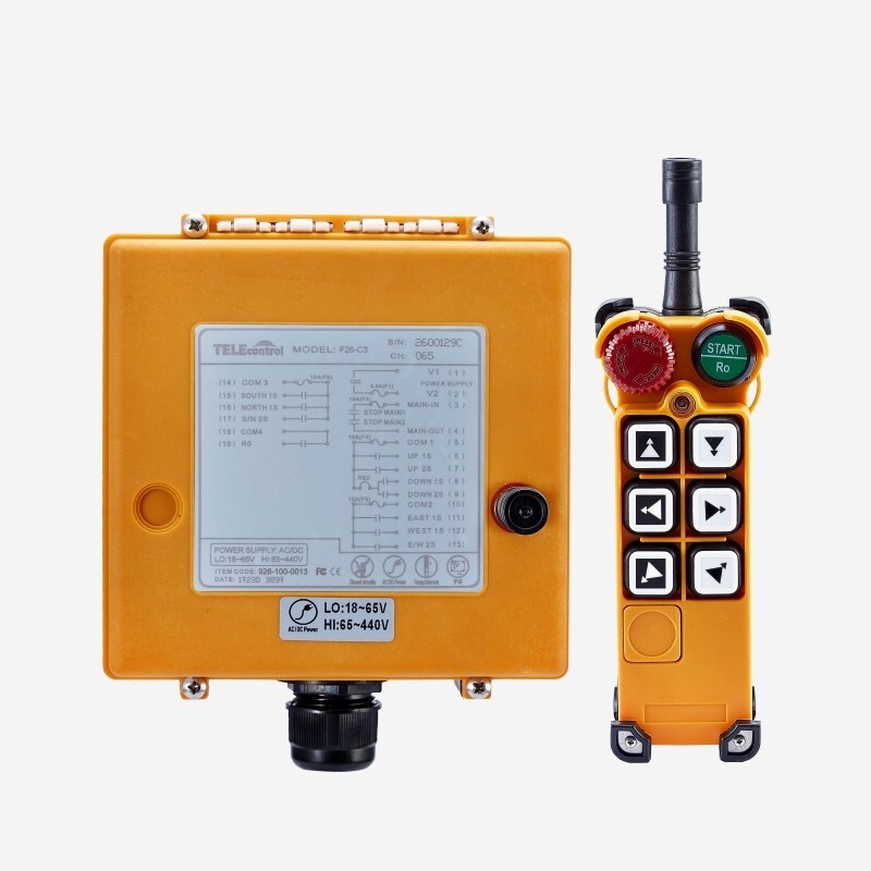 Multiple Control Eot Crane Industrial Wireless Radio Remote Controller F26-C3