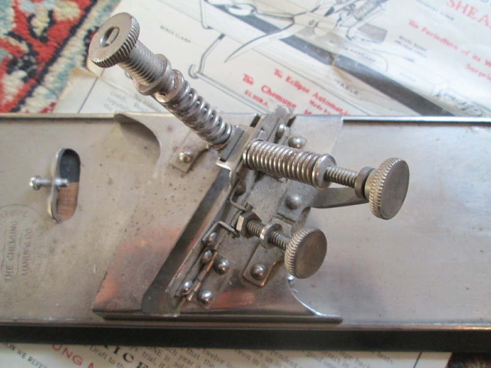 Eclipse 1904 Barber Shop Scissors Shear Hone Sharpening Tool w/Illus. Brochure