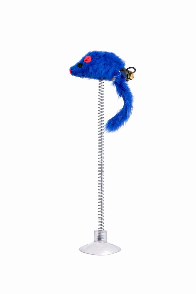 Interactive Cat Toy with Suction Cup 3 Pack | Keeps Cats Busy |Spring Toy