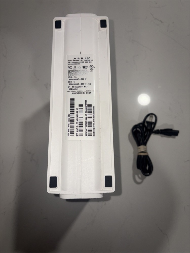 ARRIS SBG6900-AC Cable Modem WiFi Router – Used
