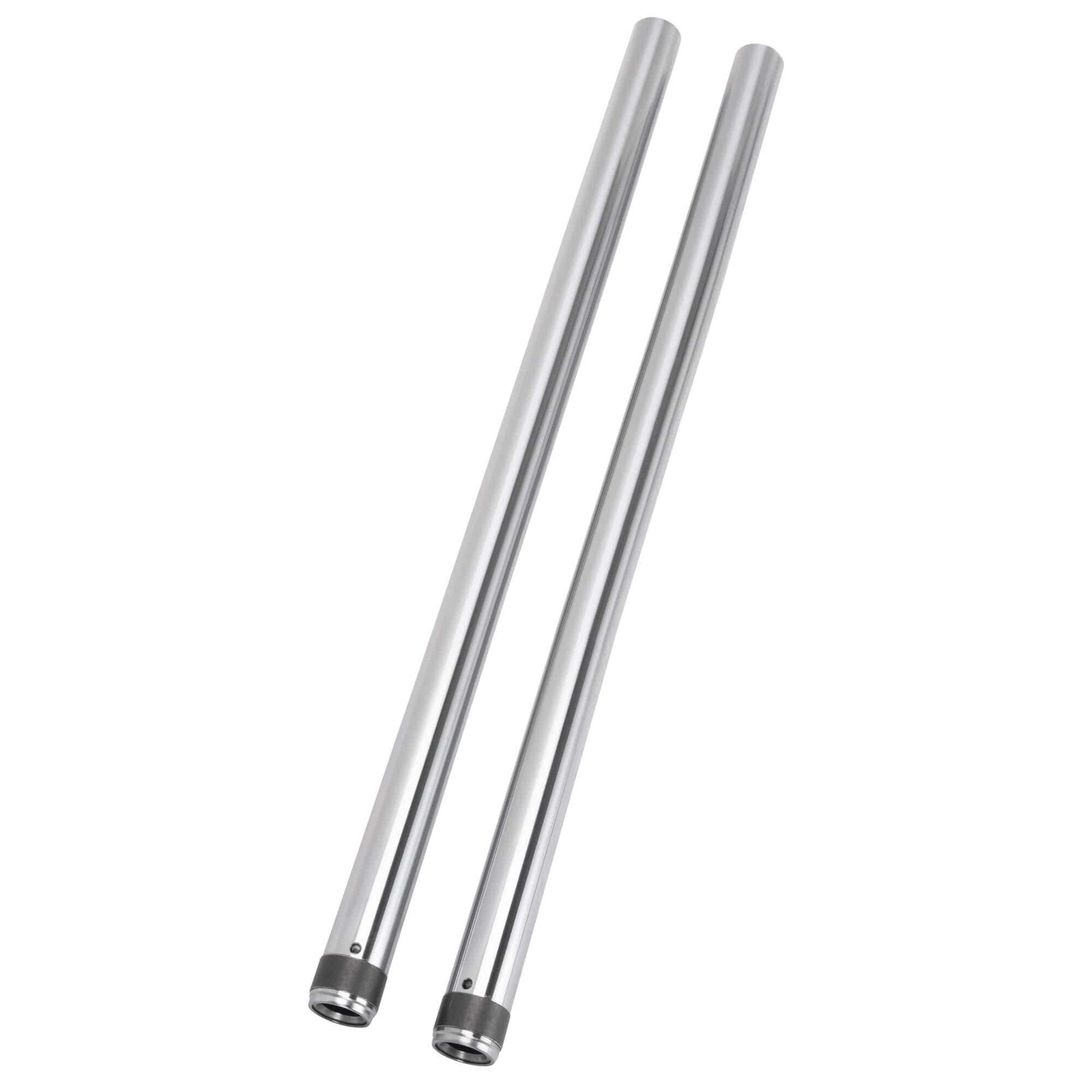 Cycle Standard 39MM Chrome Fork Tubes - 33 inch - 8 Over