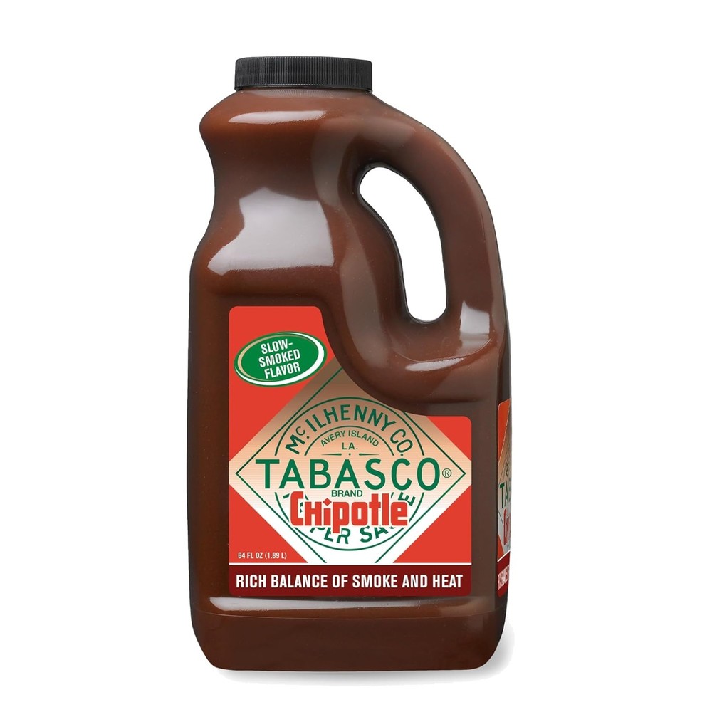 Smoky Chipotle Pepper Sauce 64 Fl Oz - Medium Heat for Versatile Cooking