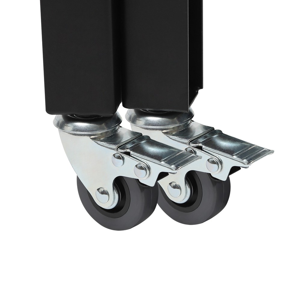 Double Folding Security Gate – Expandable Safety Barrier with Lockable Design