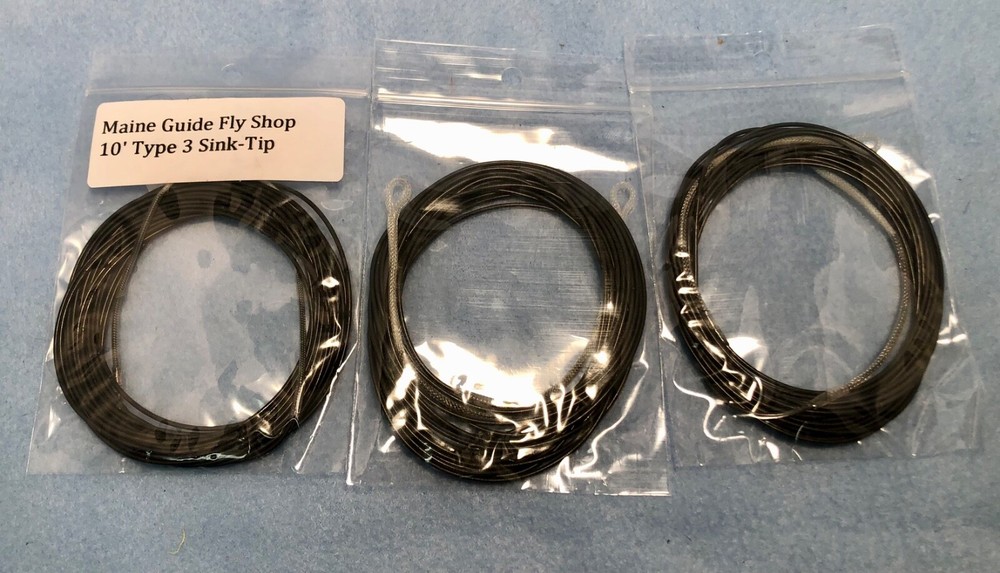 3 - 10' - Type 3 -Loop to Loop -  Sinking fly lines.