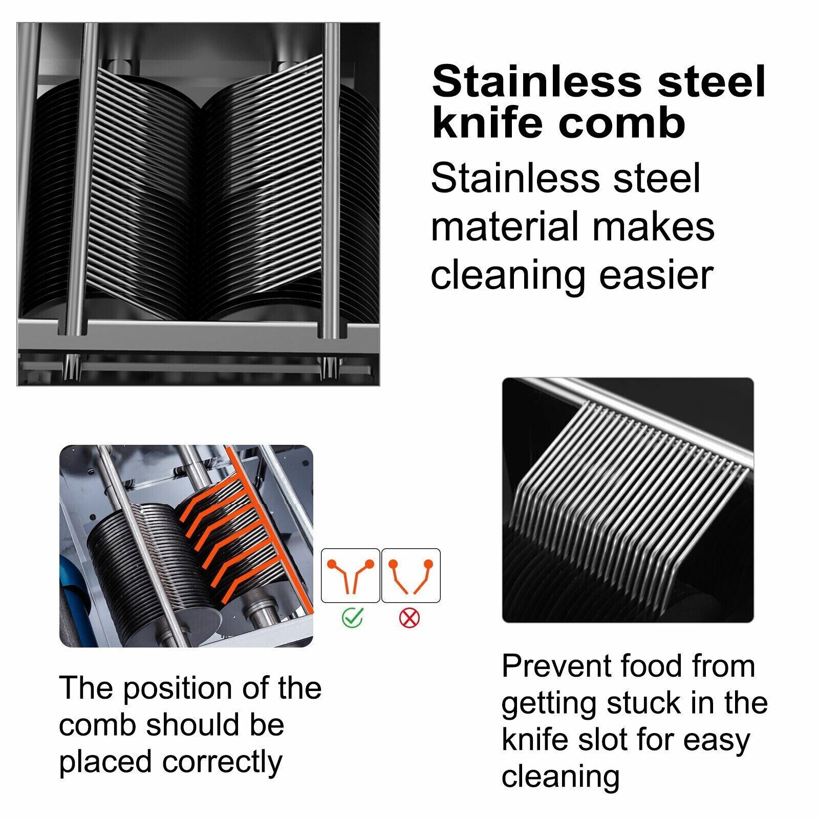 Commercial Meat Cutting Machine Stainless Steel Electric Meat Slicer Cutter 850w