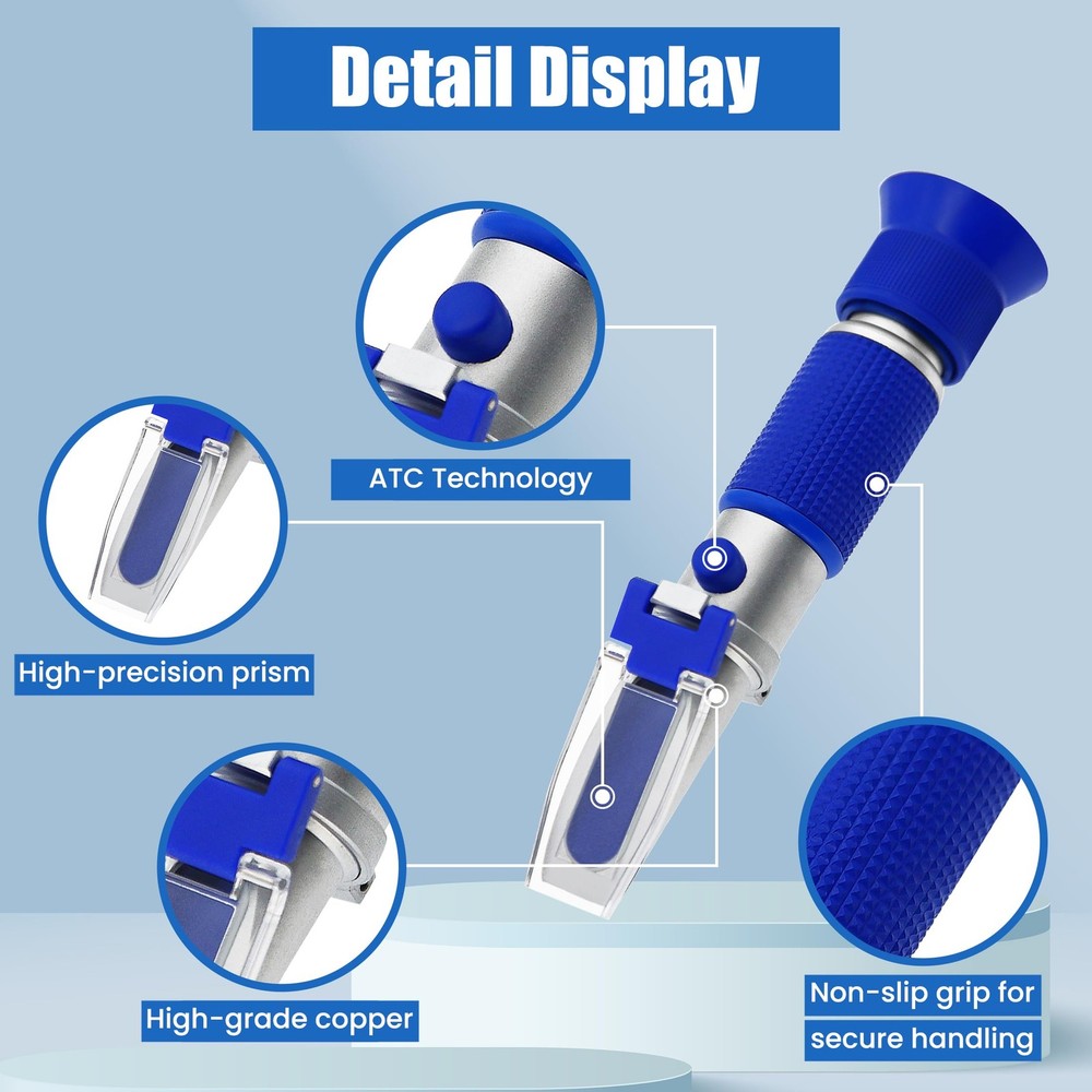 AMTAST DEF Refractometer 0-40% Refractometer, Def Adblue
