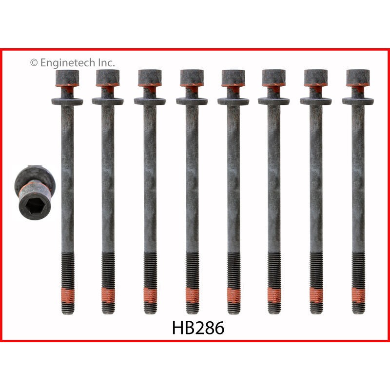 Enginetech Engine Cylinder Head Bolt Set HB286;