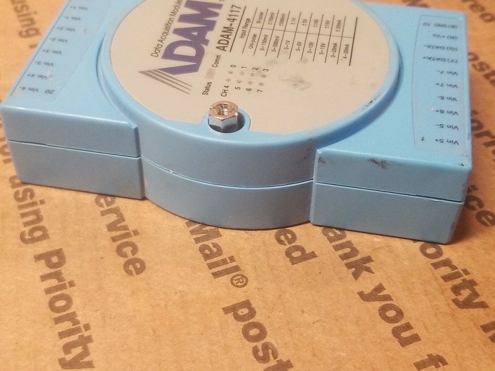 (1) ADAM DATA ACQUISITION MODULE ADAM-4117 8 CHANNEL ANALOG ( 1 UNIT ) UNTESTED