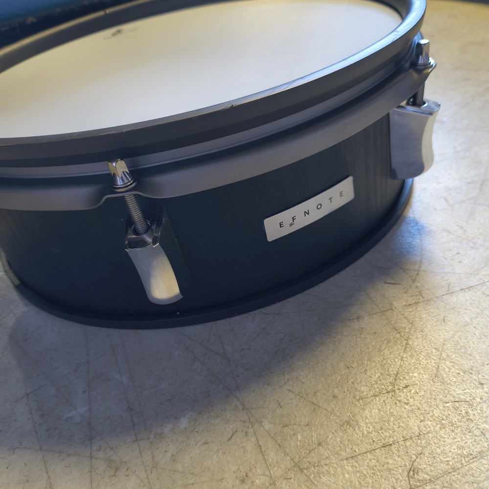 efnote 3X series 12" three zone electronic snare drum, black oak