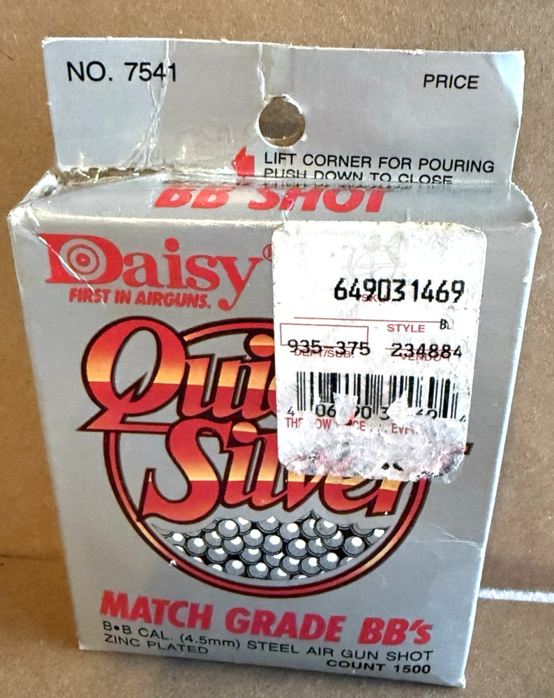 Quick Silver Match Grade BB’s Daisy