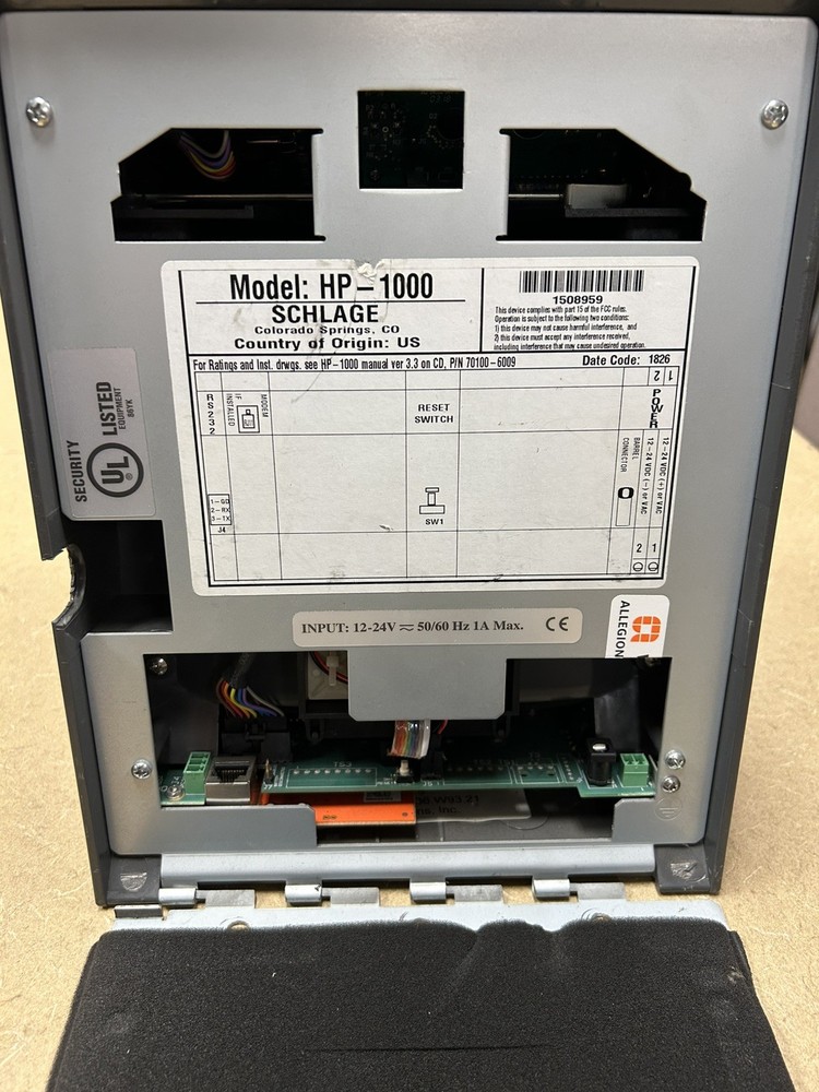 Schlage HandPunch-1000E Biometric Timeclock