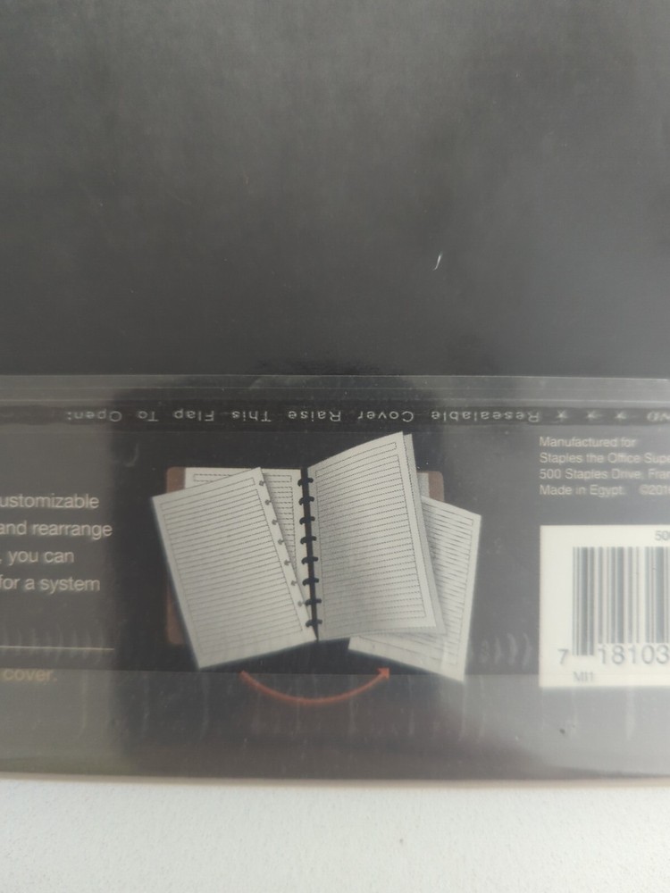 ARC Poly Cover Set 5005 Customizable Notebook System STOP DREAMING START Doing