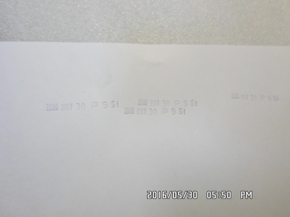 Simplex 1605-9001 Time Stamp 1605 Time Clock TESTED