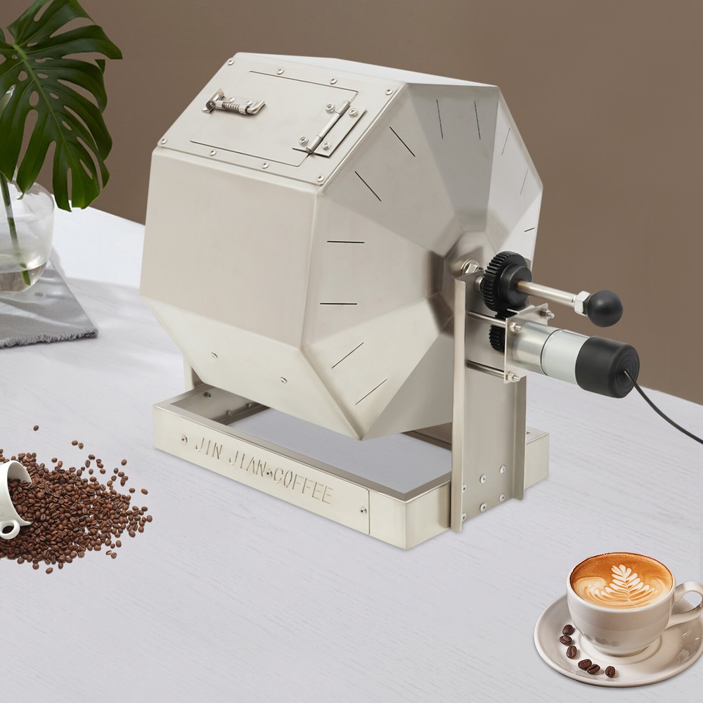 Coffee Bean Roaster W/ Speed Controller Corded Automatic Coffee Roaster Machine