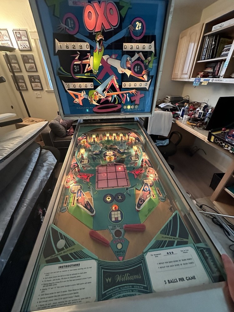 Williams XOX Pinball Machine 1973